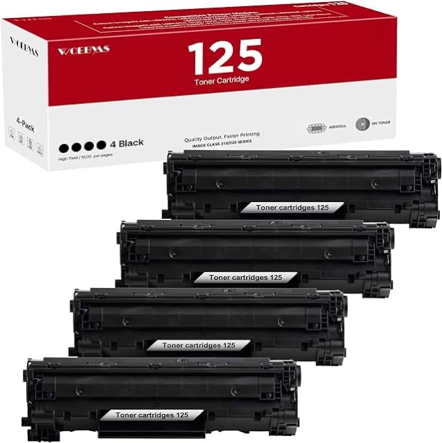 Canon Toner 125 Cartridge, Compatible to MF3010 VP and LBP6030w Printers, Black