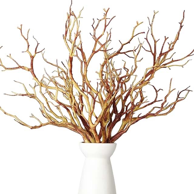 Geosar Plastic Manzanita Branches Artificial Fake Antler Shaped Tree BranchDecorative