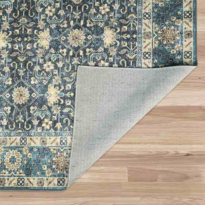 Dripex 5x7 Area Rugs, Stain Resistant Lightweight Washable Rug, Anti-Skid Rugs for Living Room, Distressed Vintage Boho Rug Floor Carpet Bedroom Dining Room Office