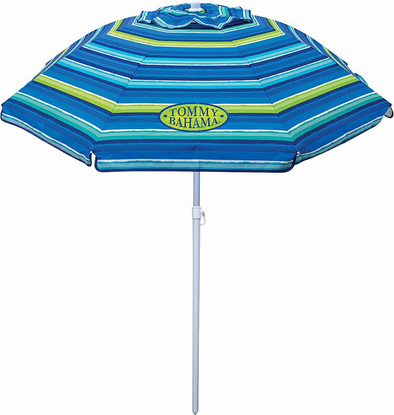 Tommy Bahama 6 UPF 50+ Tilt Beach Umbrella with Wind Vent