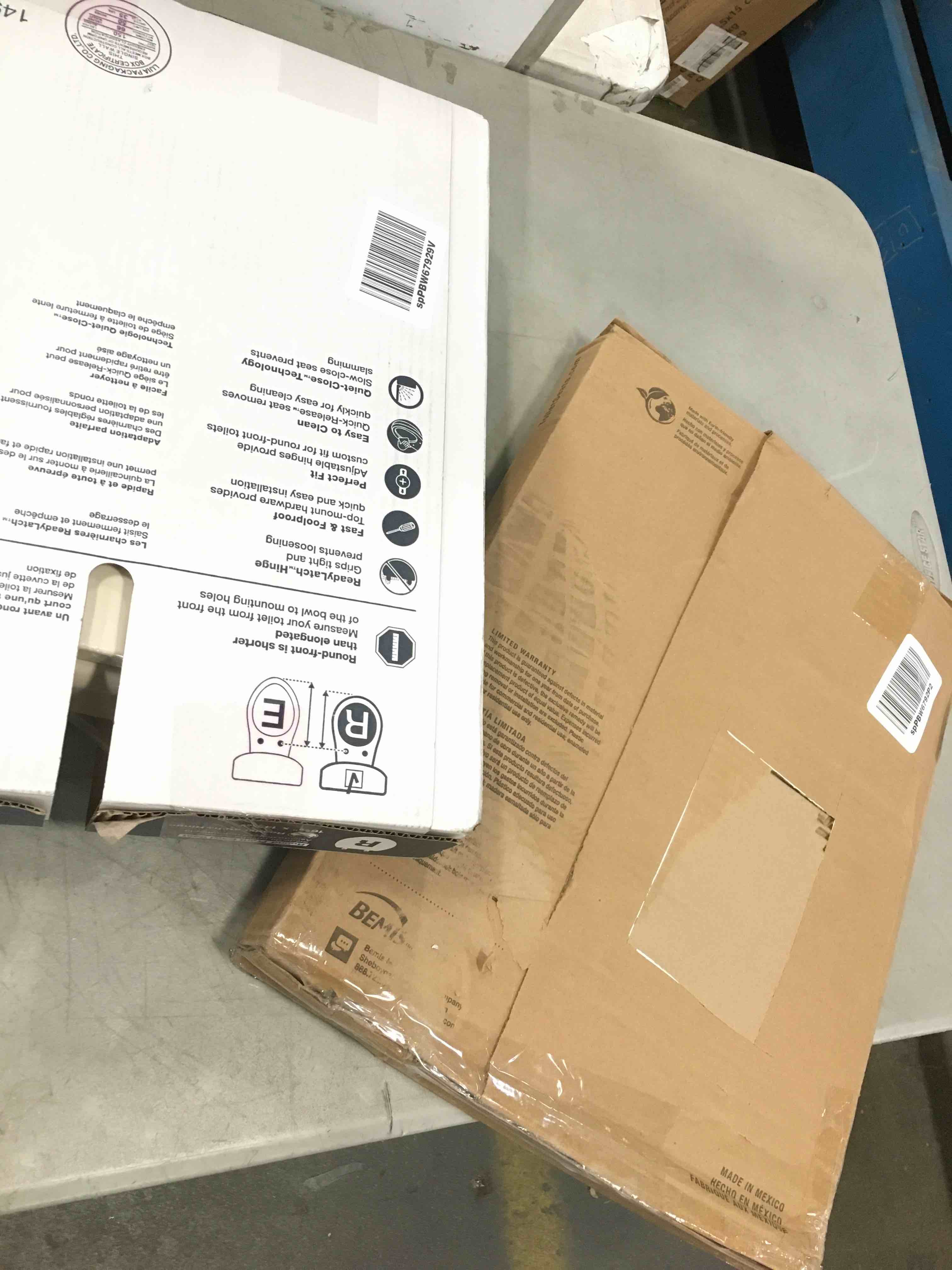 Assortment of Round Bowl Seats, fits all round toilets, (Different styles, colors and different sizes, from different brands) 