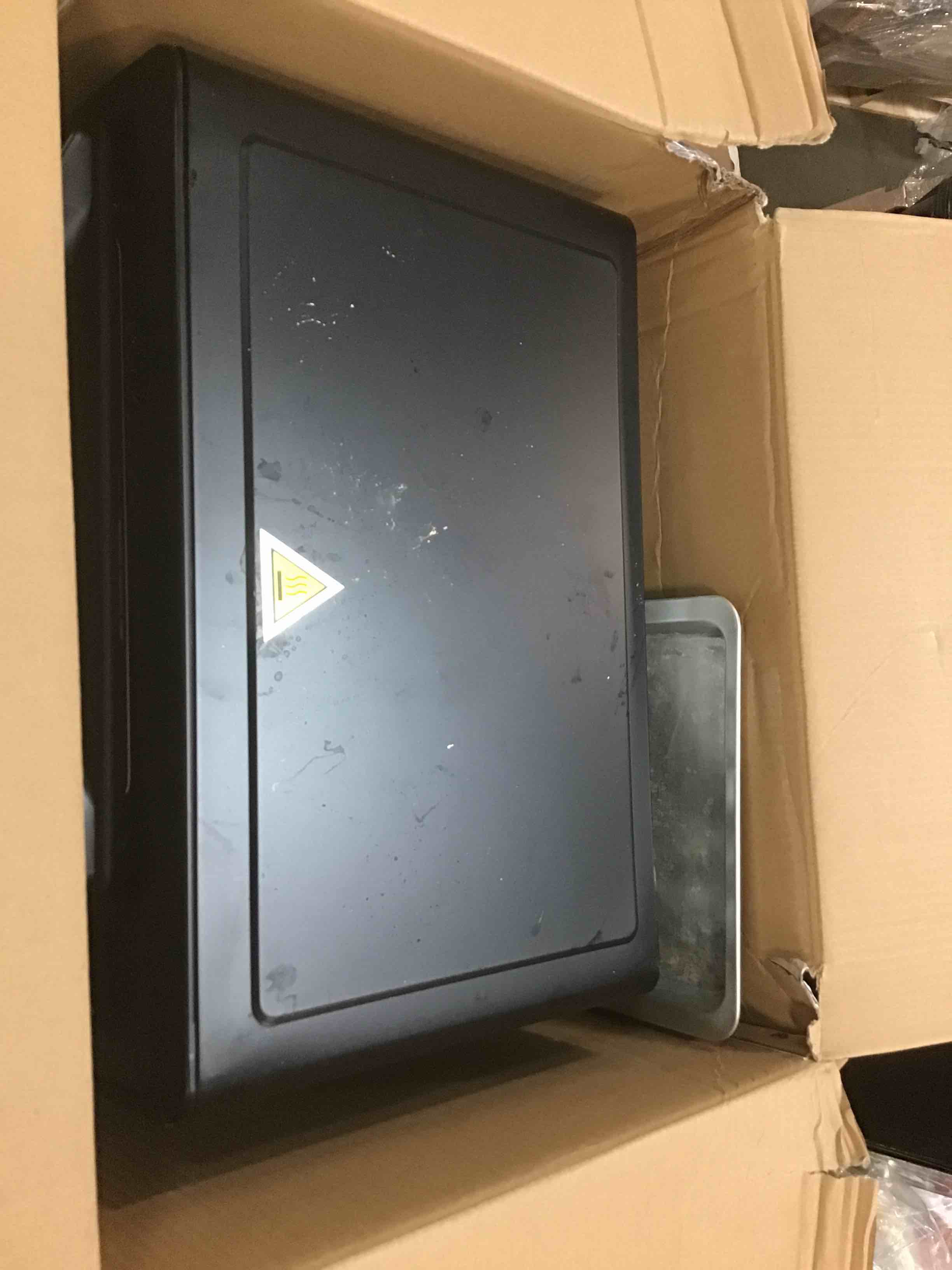 KalorikA 22-Quart Digital Touchscreen Air Fryer Toaster Oven, Black