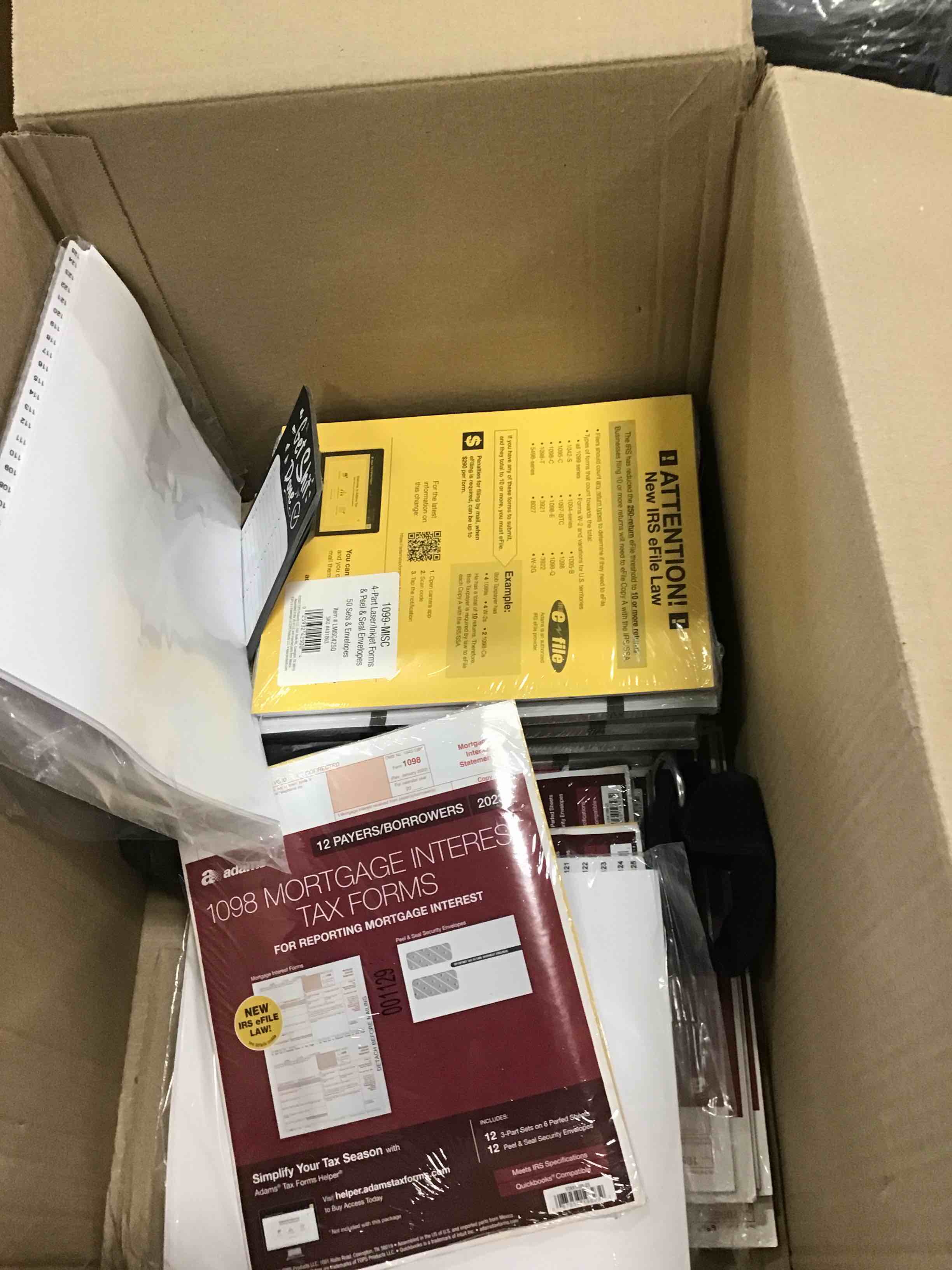 Assorted of box Staples office Supplies 