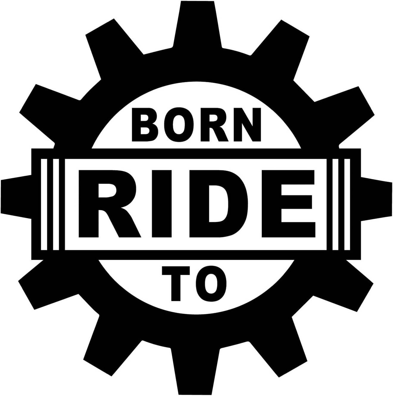 Inkadinkado 'Born To Ride' Vinyl Sticker Decal, 1pc, 3.13''L x 4''W