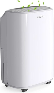 2500 Sq.Ft Dehumidifier for Home Basement and Large Room, Upgraded 34 Pints Dehumidifiers with Drain Hose & 0.528 Gallon Water Tank, Auto or Manual Drainage, Auto Defrost, Dry Clothes Mode, Timer