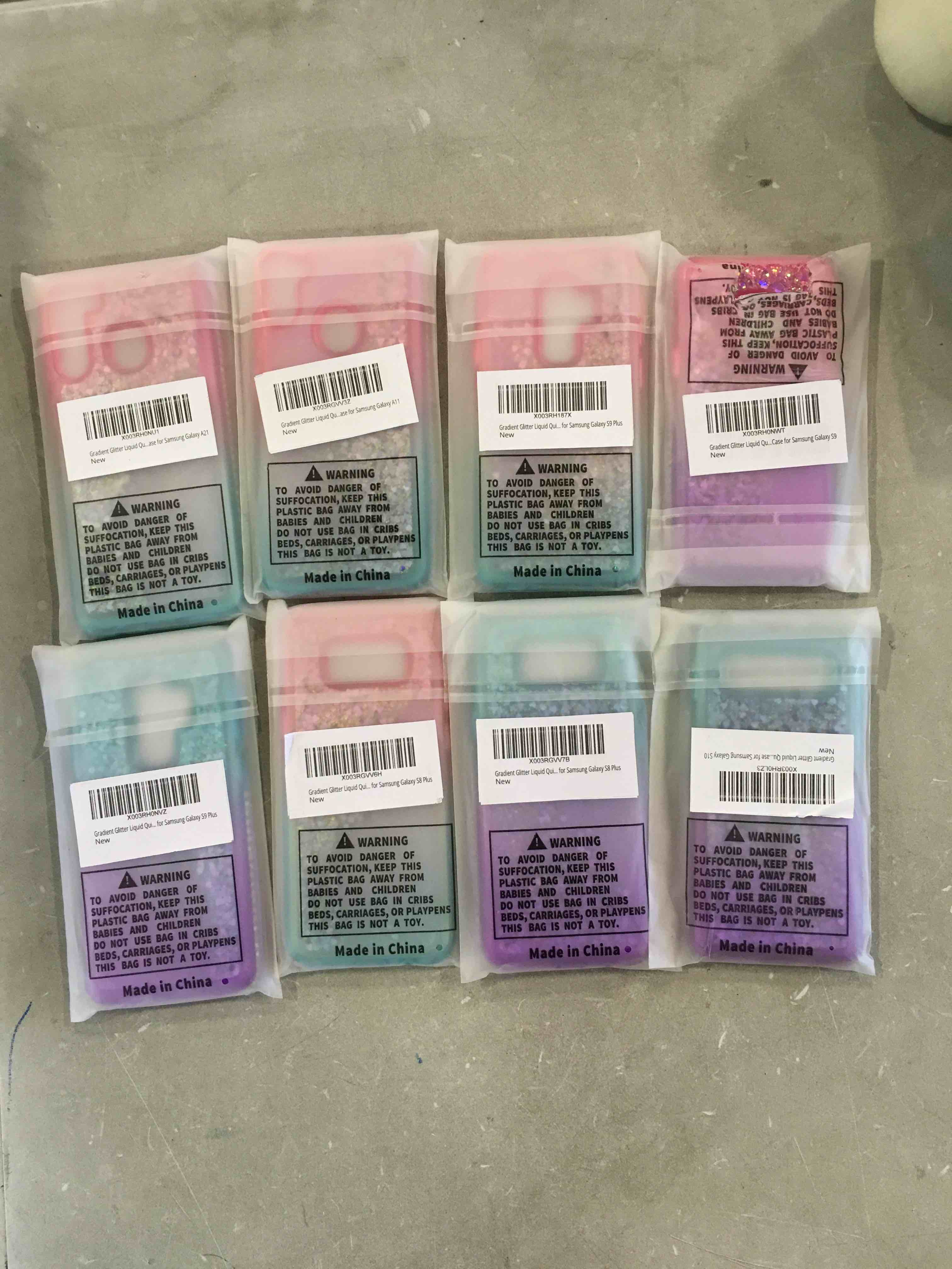 Bag of 8 Phone Cases