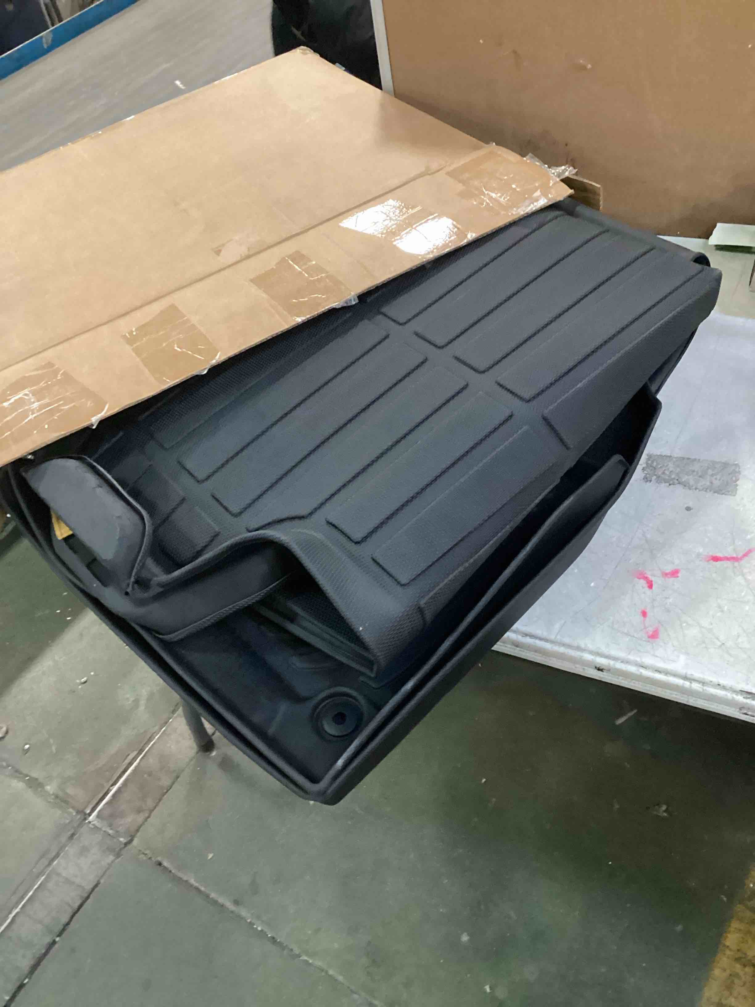 Auxko All Weather Cargo Liner Fit for Kia Sportage 2023 2024 TPE Rubber Trunk Mat Sportage Accessories All Season Guard Odorless Anti-Slip Cargo Mat Black cargo mat for 2023 2024 sportage all trim