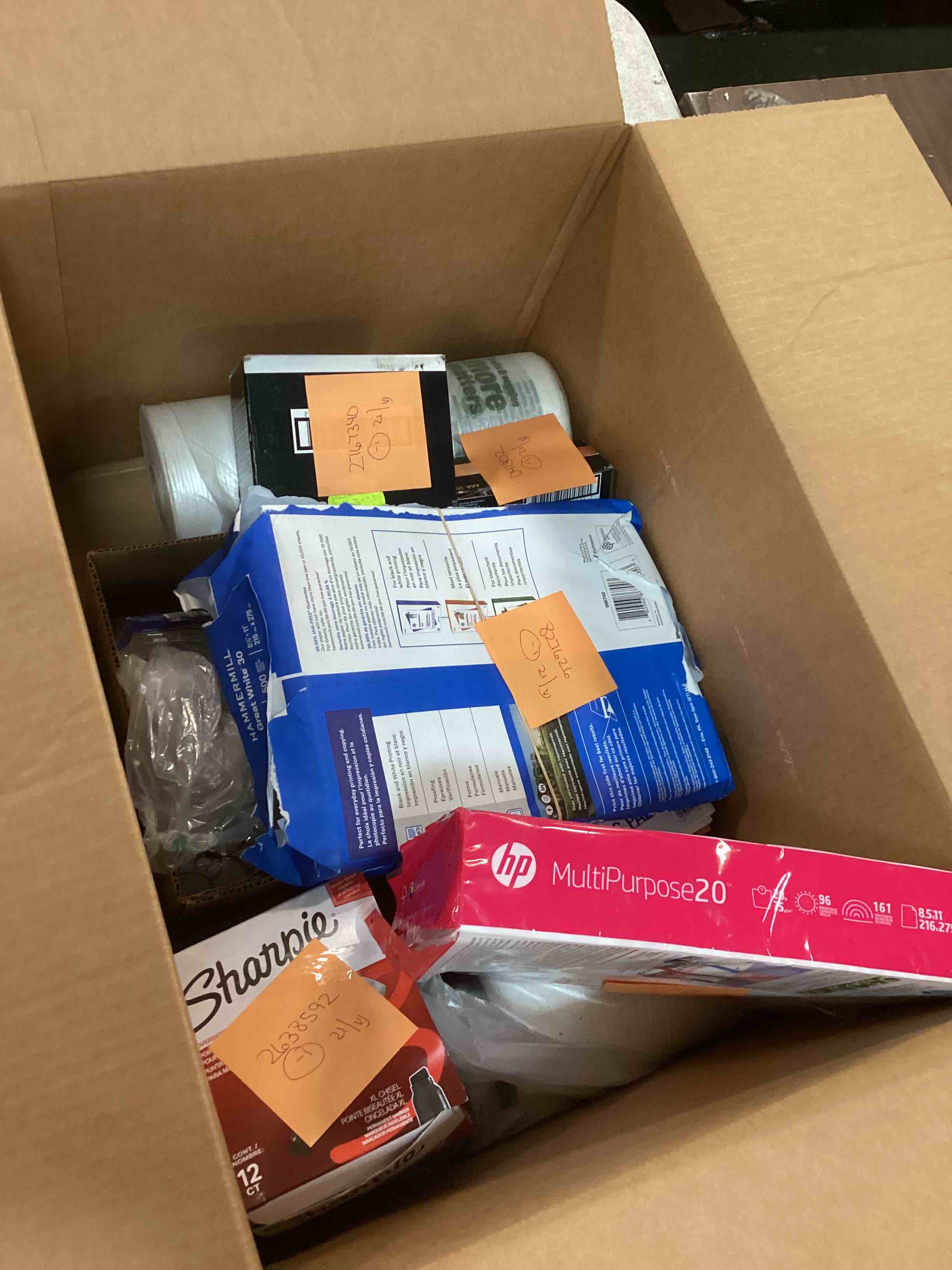 Assorted of variety of products for the maintenance and cleaning of office or home. (expiration date, brands and sizes may vary)