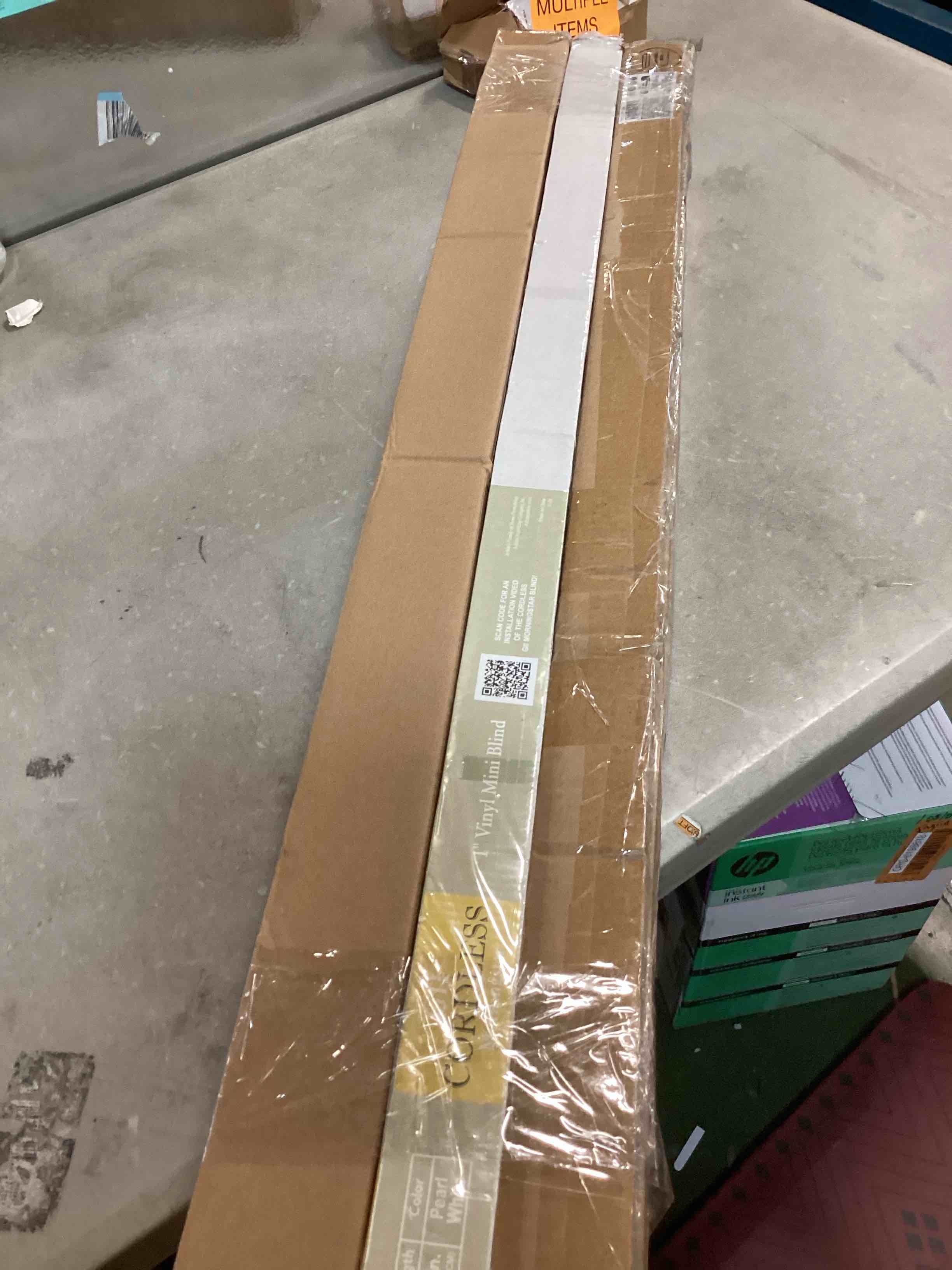 Assortment of Miscellaneous products (May Include cordless shade, curtain rods, retractable baby gate, Led universal linear lamp and more or other use)