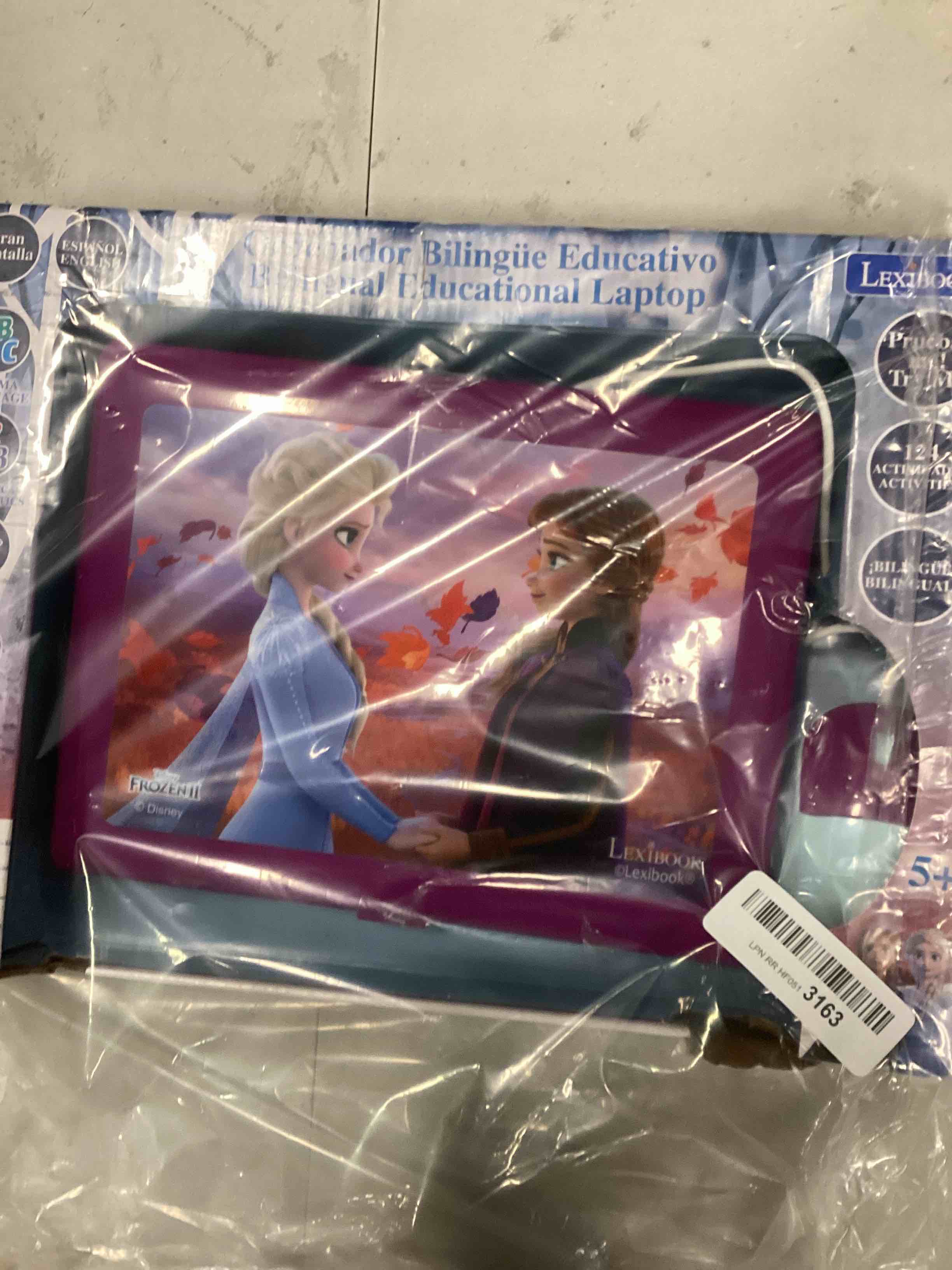 Lexibook Disney Frozen 2 - Educational and Bilingual Laptop Spanish/English -