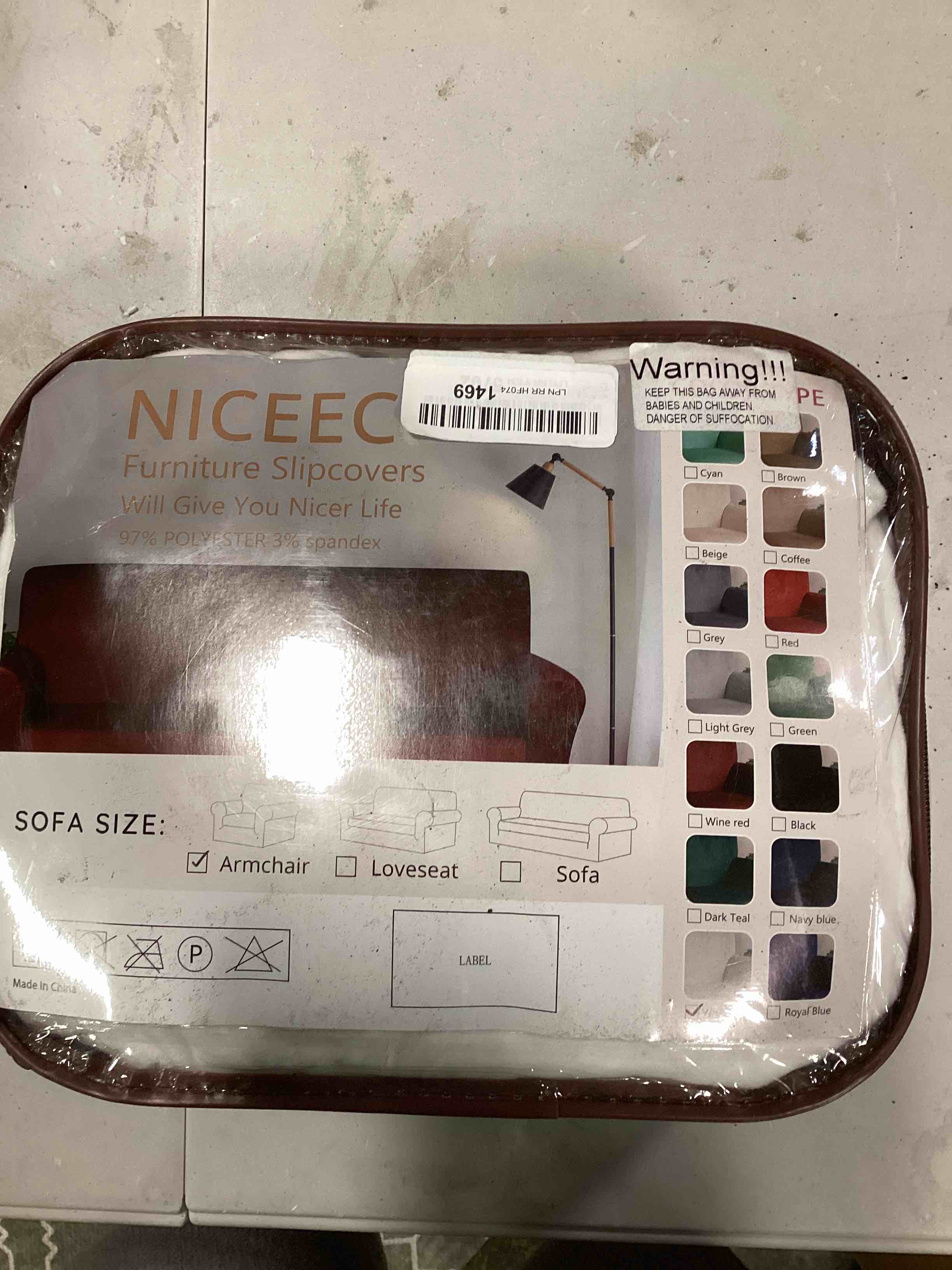 Niceec Furniture Slipcovers 97% polyester 3% Spandex