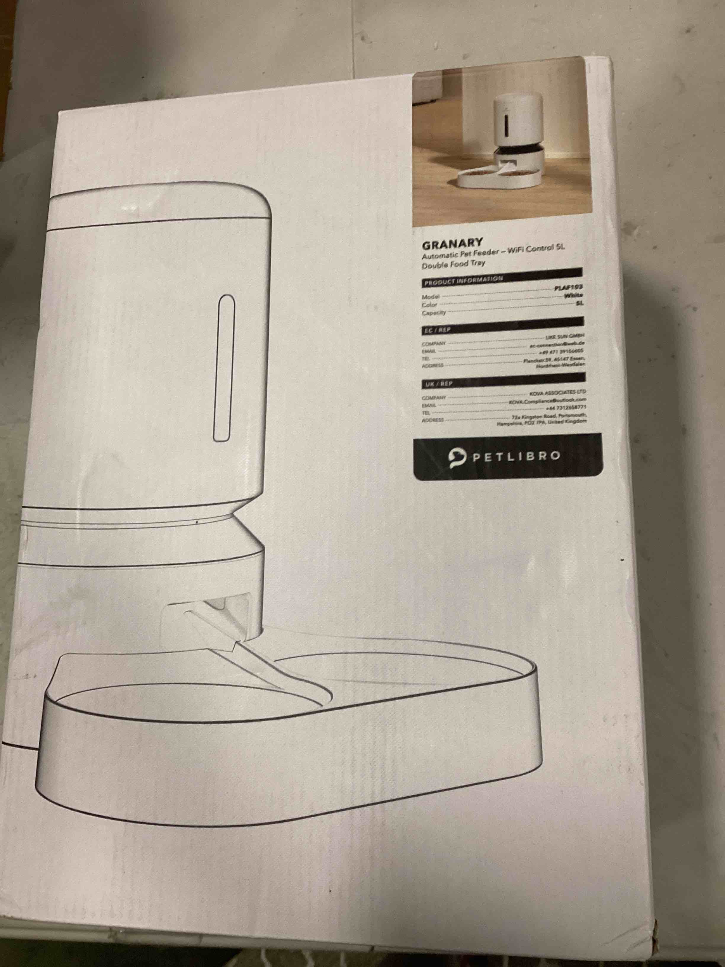 petlibro granary automatic pet feeder