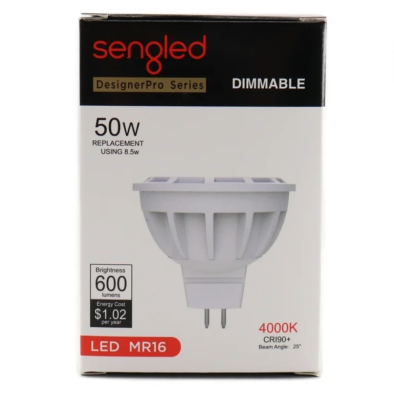 Sengled DesignerPro Series Dimmable 8.5w LED MR16 4000K (Lot of 17 pieces)