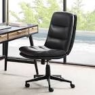Serta Faux Leather Armless Task Chair
