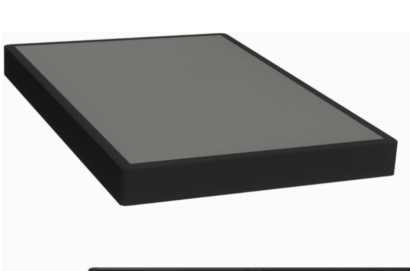 Bed box Spring Full Maximum Weight capacity, bed base mattress easy assembly Black 2Pcs