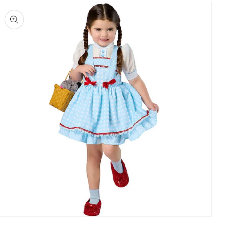 Generic Halloween Dorothy Toddler Deluxe Costume Light Blue Color Includes A Basket