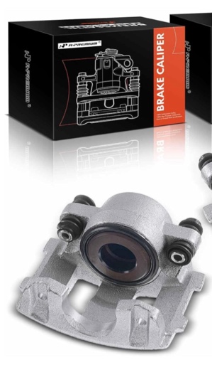 A-Premium Disc Brake Caliper Assembly Without Bracket Compatible with Select Jeep Models - Cherokee, Comanche, Grand Cherokee, TJ, Wagoneer, Wrangler - Front Driver and Passenger Side