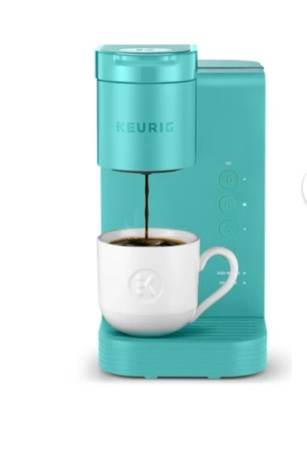 Keurig K-Express Essentials Single-Serve K-Cup Pod Coffee Maker, Teal