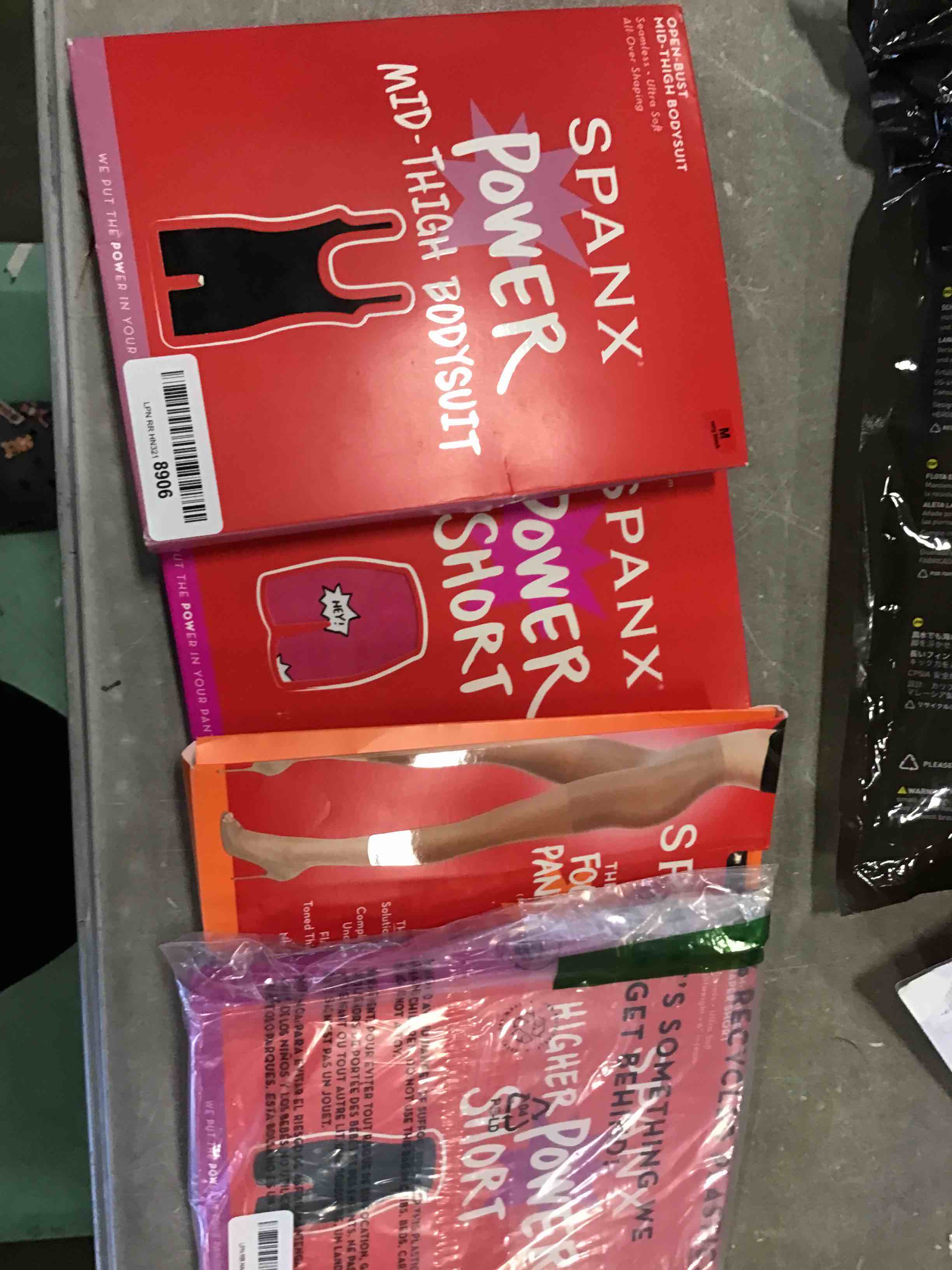 Assorted spanx for women all come in different sizes and they are all different styles  