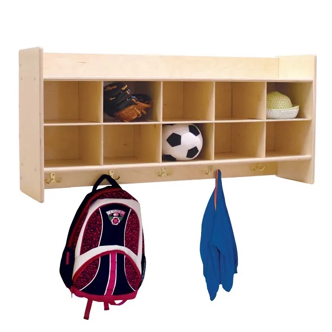 Contender Wall Locker & Storage w/o Trays - Unassembled by Wood Designs, C51409
