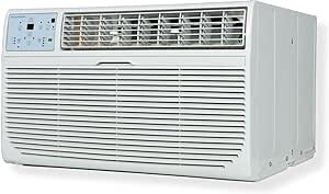 Keystone 8,000 BTU 115V Wall Mounted Air Conditioner & Dehumidifier with Remote Control - Quiet Wall AC Unit