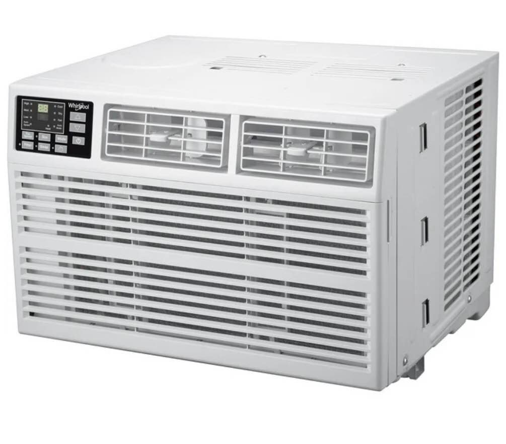 Whirlpool 18,000 BTU 230-Volt Energy Star Window-Mounted Air Conditioner with Heat