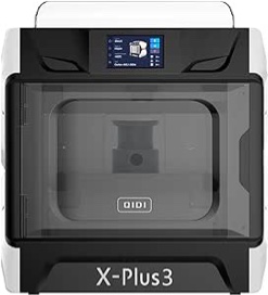 R QIDI TECHNOLOGY X-PLUS3 3D Printers Fully Upgrade, 600mm/s Industrial Grade High-Speed 3D Printer, Acceleration 20000mm/s2, 65? Independent Heated Chamber, CoreXY&Klipper, 11.02x11.02x10.63 inch