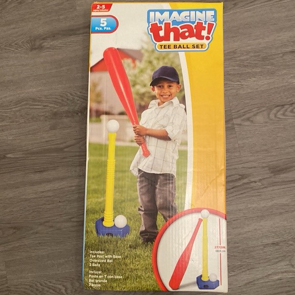 Tee Ball Set Imagine That! 5 Pc