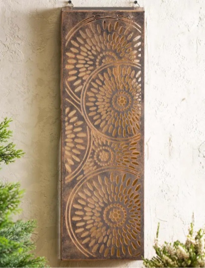 Bronze Solar-Powered Wall Panel