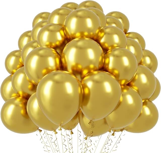 Gold Balloons 