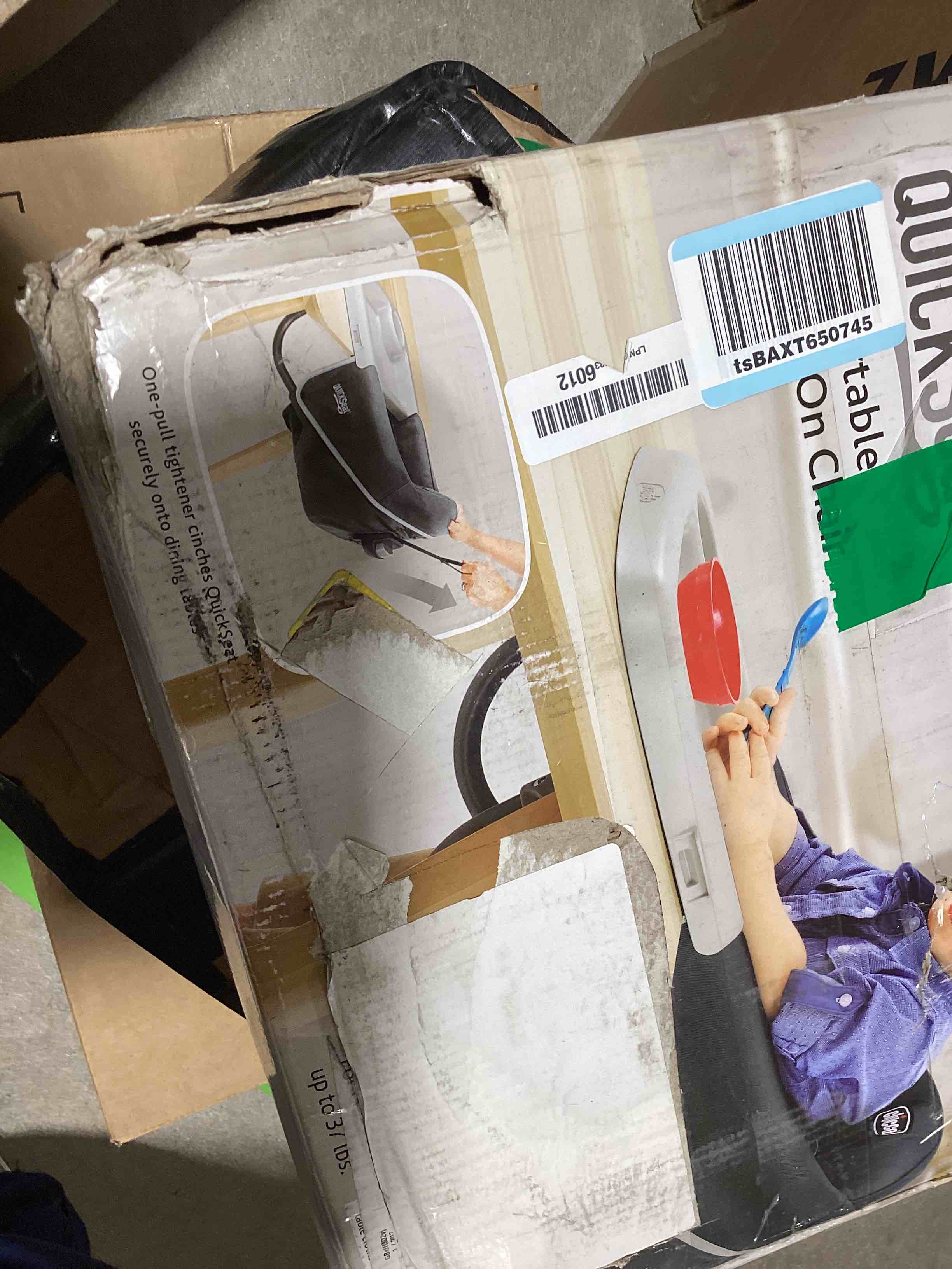 Chicco QuickSeat HookOn Chair Graphite