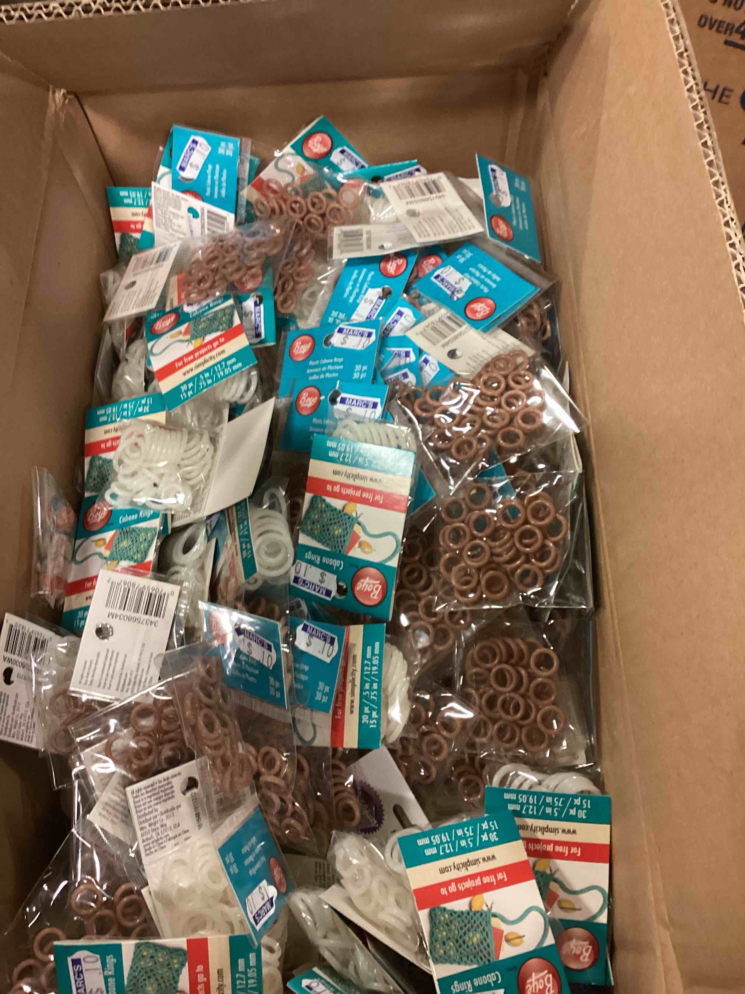 BOYE KNITTING ACCESSORIES: CABONE RINGS