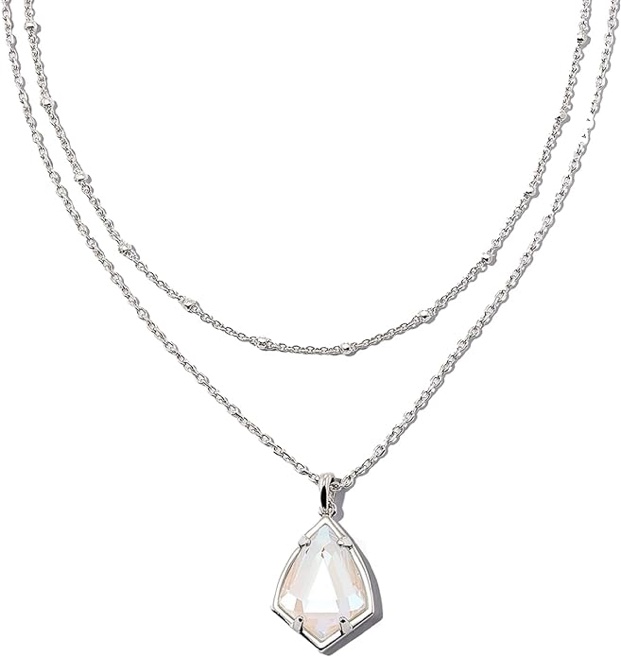 Kendra Scott Cory Multi Strand Adjustable Length Necklace for Women, Fashion Jewelry