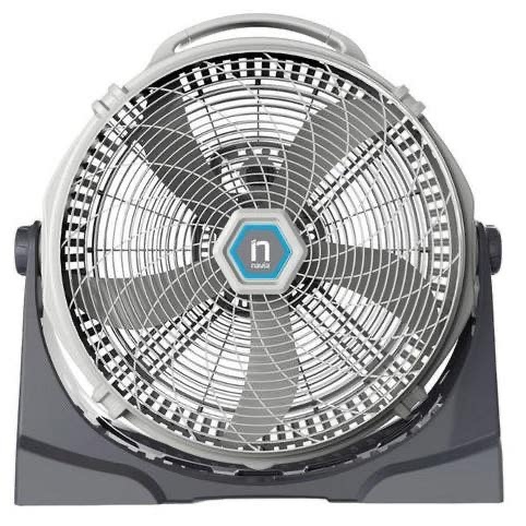 Navia 5 Blade Gray Turbo Wall and Floor Fan