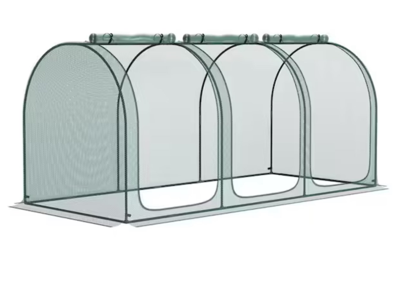 Outsunny 9 ft. x 4 ft. Green Plant Protection Tent