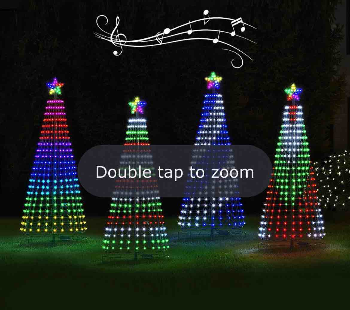 The 7 1/2' Synchronized Musical Pixel Tree