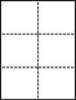 8 1/2 x 11 Blank 20# Paper White Perforated 3 1/2" Return CDK28133 LaserStation