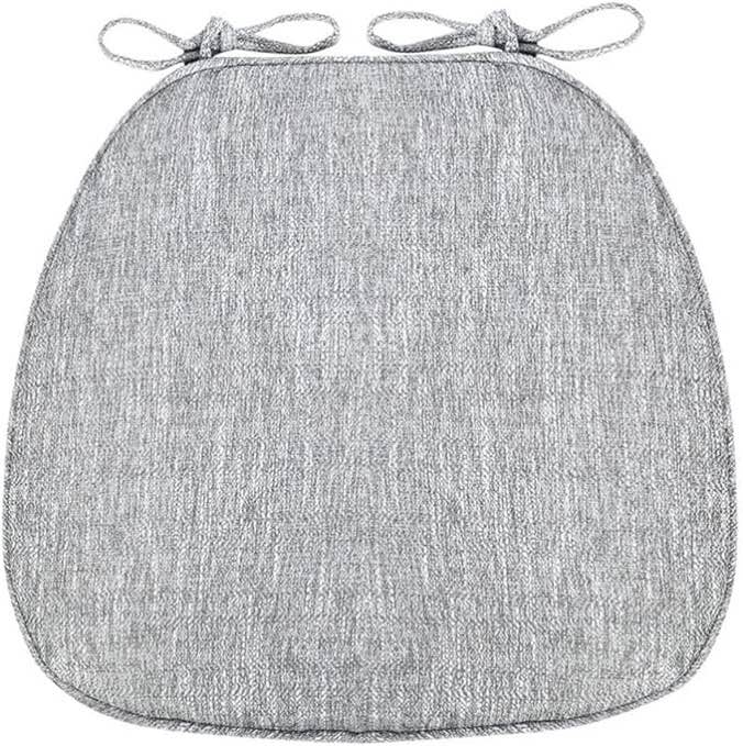 Pack of 2/4/6 Dining Room Chair Cushions with Laces,Non-Slip Soft Kitchen seat pad Comfortable Chair pad with Machine Washable Cover,Furniture Upholstery Durable Floor mats