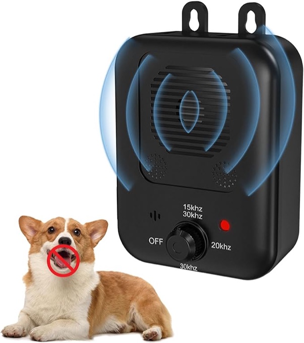 AEEPOTOL Anti Barking Device, 3 Modes Dog Barking Control Devices, Rechargeable Dog Bark Deterrent Devices Stop Neighbors Dog Barking Indoor & Outdoor, Safe Dog Barking Silencer for Dogs