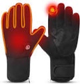 Heated Gloves,Men Women Rechargeable Electric Arthritis Hand Warmer Heated Ski Gloves Mittens, Snow Winter Warm Outdoor Cycling, Motorcycle, Hiking, Snowboarding