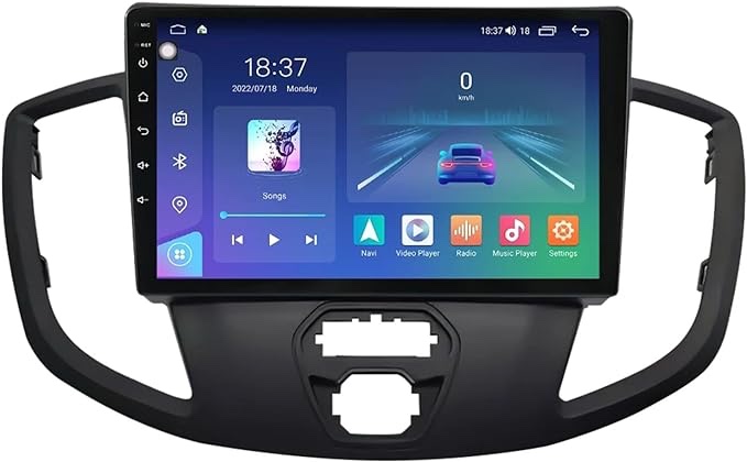 Android 12 Car Split Screen GPS Navigation System, 9/9.5 Inch Car SWC Radio Video Multimedia Player for Ford Transit 2013 2014 2015 2016 2017 2018