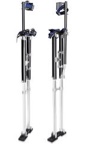 SUPERFASTRACING 48-64Inch Drywall Stilts Painters Walking Taping Finishing Adjustable Tools Black