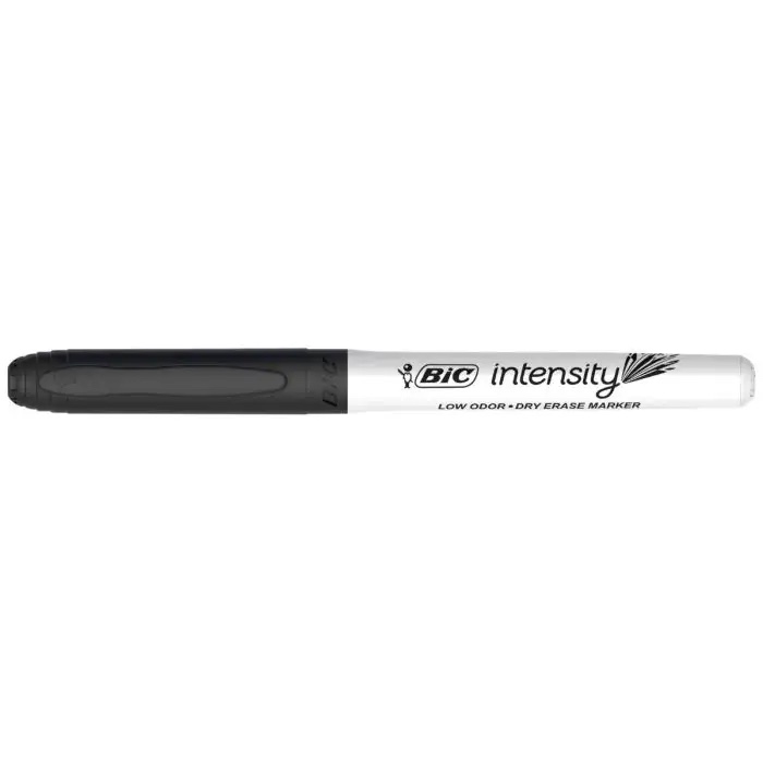 BIC Intensity Low Odor Dry Erase Marker, Fine Point, Black 175 Pcs 