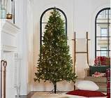 7' Prelit Natural Touch Spruce Christmas Tree by Valerie