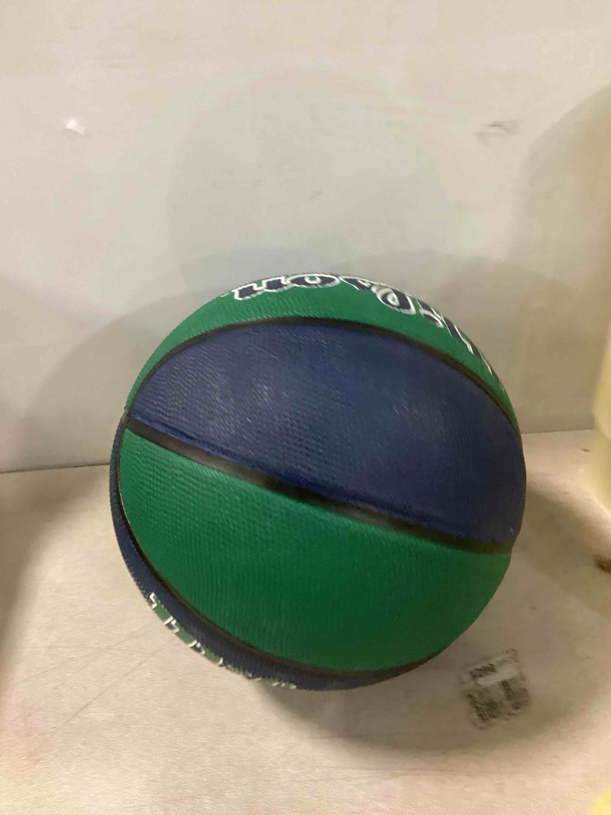 WILSON NCAA Evo NXT Replica Basketball - Size 6-28.5" Green and Blue