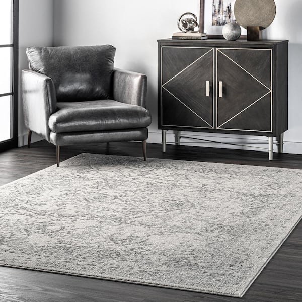 nuLOOM Odell Distressed Persian Ivory 10 ft. x 13 ft. Area Rug