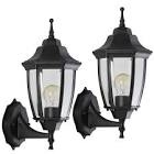 Haolaike 2-Pack Waterproof Outdoor Light Fixture Wall Mount?Exterior Porch Lights Outdoor Wall Lamp,Anti-Rust Porch Lights for Outside Garage Patio