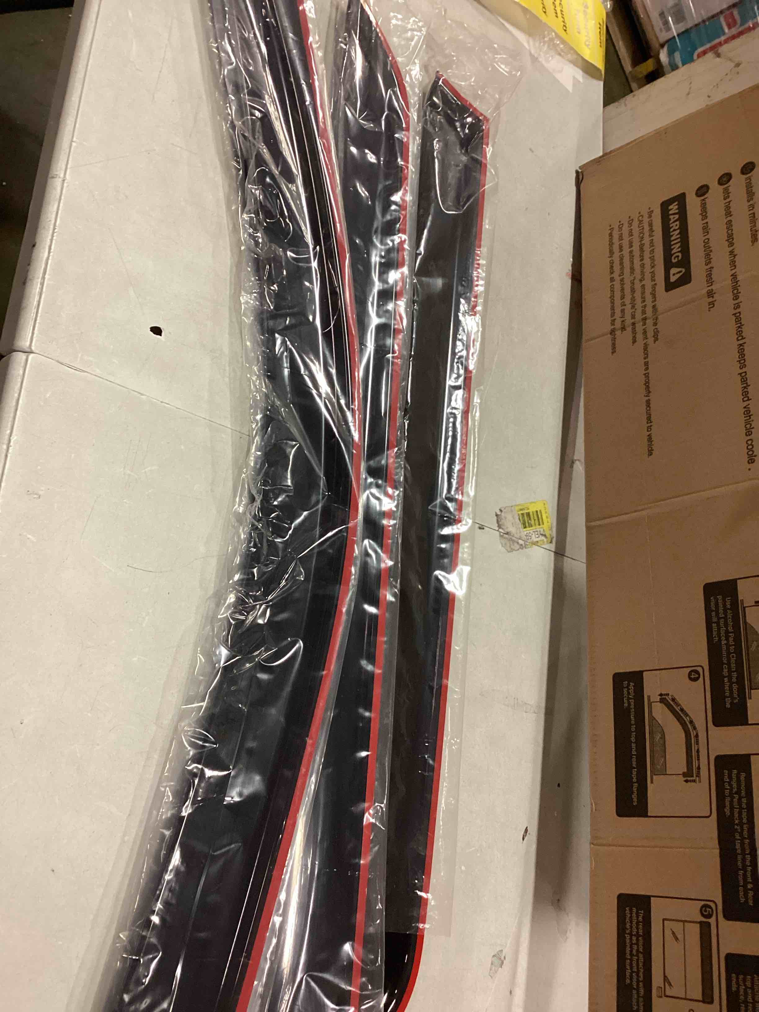 Side Windows Rain Guards for Chevy Silverado 1500 2019-2023 Crew Cab, GMC Sierra 1500, 2023, Tape-on Upgraded Deflectors Vent Visors for Truck Windows, Car Accessories- 4 PCS