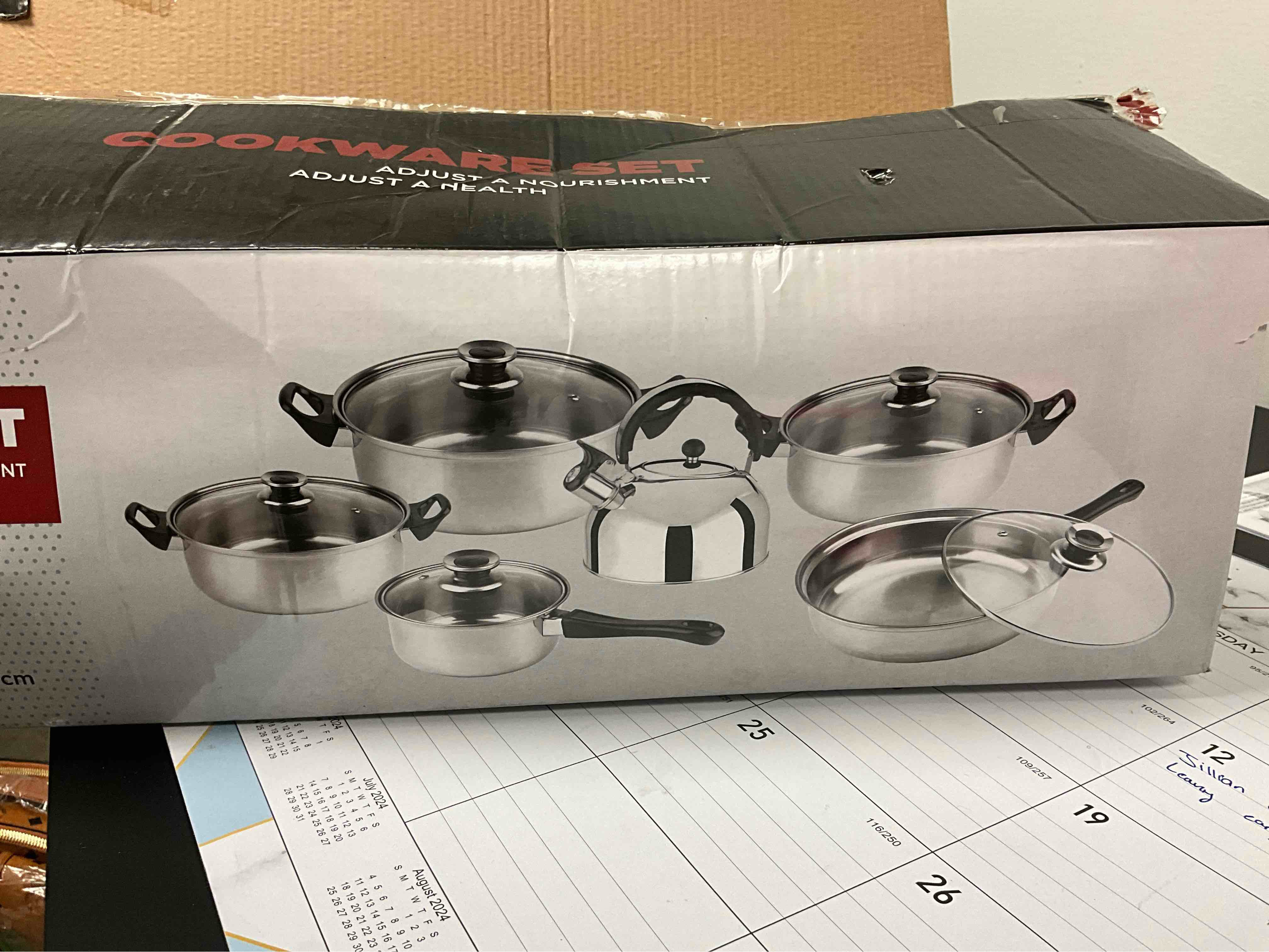 Stainless Steel 11Pcs Cookware Set