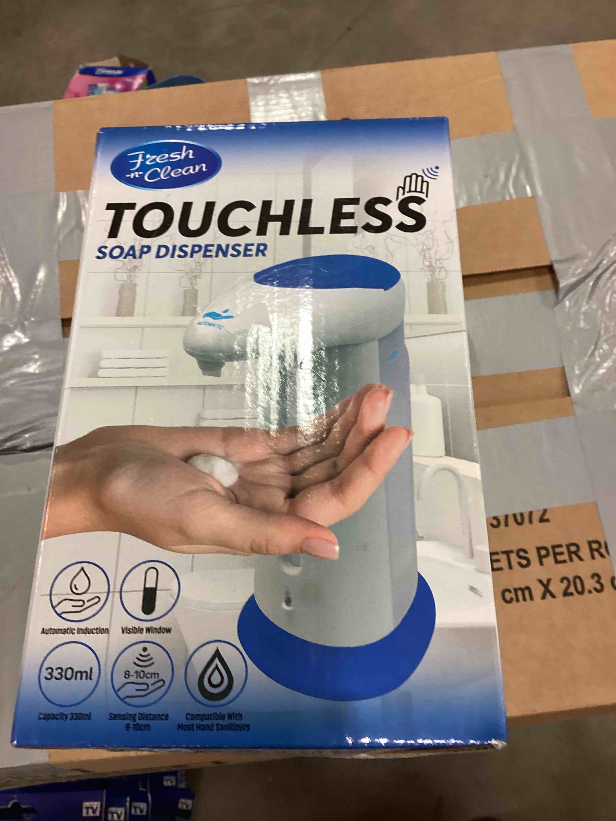 FRESH ‘N’ CLEAN TOUCHLESS SOAP DISPENSER